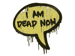 Item Sealed Graffiti | Dead Now (Tracer Yellow)