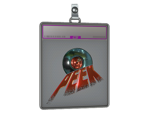 Item Sticker Slab | Peek Me (Foil)