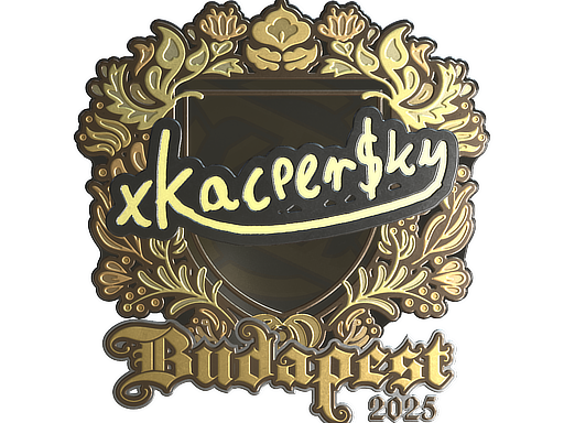 Item Sticker | xKacpersky (Gold) | Budapest 2025