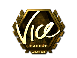 Item Sticker | vice (Gold) | London 2018