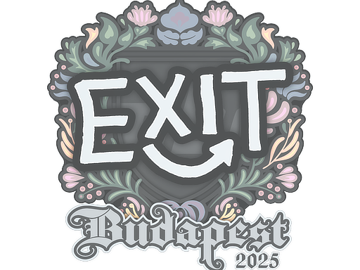 Item Sticker | exit | Budapest 2025