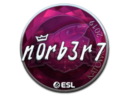 Item Sticker | n0rb3r7 (Foil) | Katowice 2019