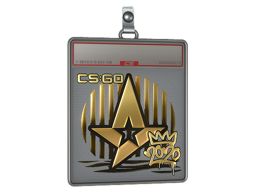 Item Sticker Slab | Astralis (Gold) | 2020 RMR