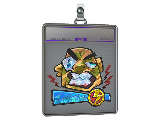 Item Sticker Slab | Overloaded (Glitter)