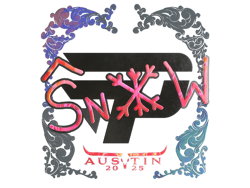 Item Sticker | snow (Holo) | Austin 2025