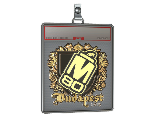 Item Sticker Slab | M80 (Gold) | Budapest 2025