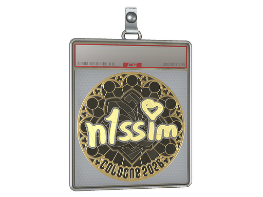 Item Sticker Slab | n1ssim (Gold) | Cologne 2026