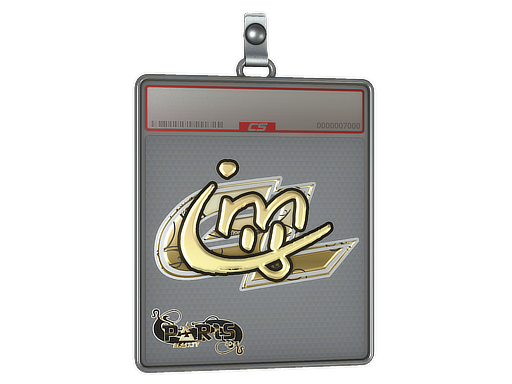 Item Sticker Slab | iM (Gold) | Paris 2023