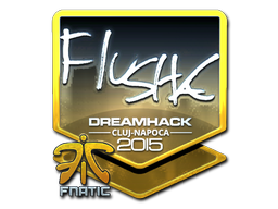 Item Sticker | flusha (Foil) | Cluj-Napoca 2015