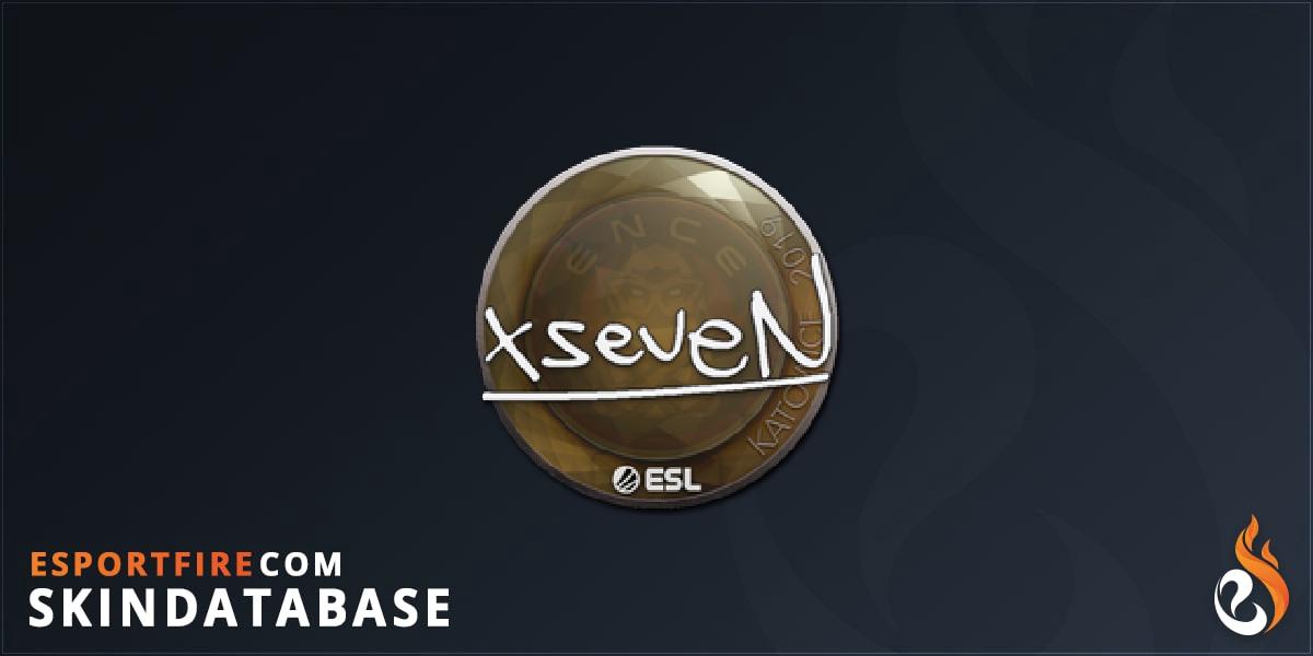 Sticker | xseveN | Katowice 2019 - EsportFire.com