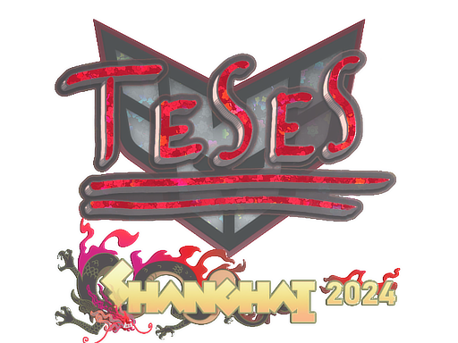 Item Sticker | TeSeS (Glitter) | Shanghai 2024