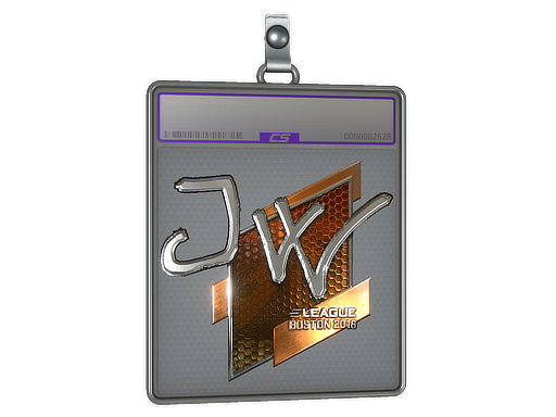 Item Sticker Slab | JW (Foil) | Boston 2018