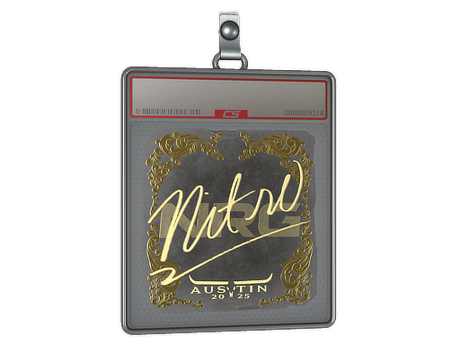 Item Sticker Slab | nitr0 (Gold) | Austin 2025