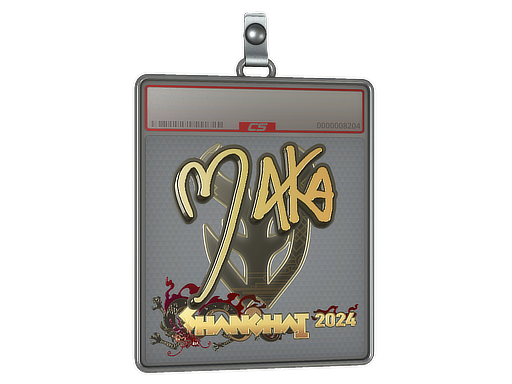 Item Sticker Slab | Maka (Gold) | Shanghai 2024