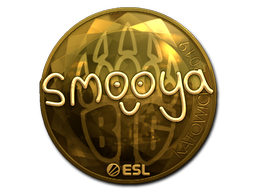Item Sticker | smooya (Gold) | Katowice 2019