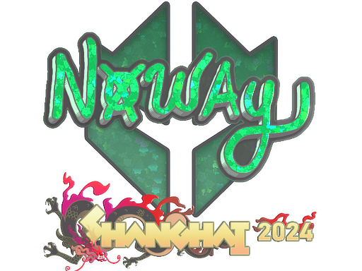 Item Sticker | noway (Glitter) | Shanghai 2024