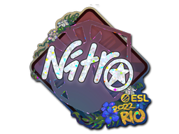 Item Sticker | nitr0 (Glitter) | Rio 2022