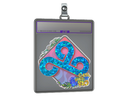 Item Sticker Slab | Cloud9 (Glitter) | Rio 2022