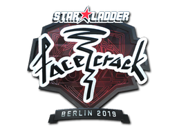 Item Sticker | facecrack (Foil) | Berlin 2019