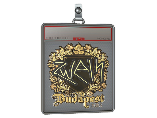 Item Sticker Slab | zweih (Gold) | Budapest 2025
