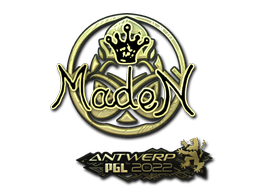 Item Sticker | maden (Gold) | Antwerp 2022