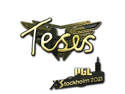 Item Sticker | TeSeS (Gold) | Stockholm 2021