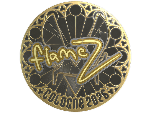 Item Sticker | FlameZ (Gold) | Cologne 2026