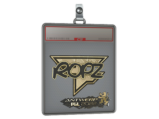 Item Sticker Slab | ropz (Gold) | Antwerp 2022