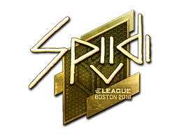 Item Sticker | Spiidi (Gold) | Boston 2018