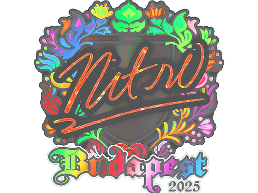 Item Sticker | nitr0 (Holo) | Budapest 2025