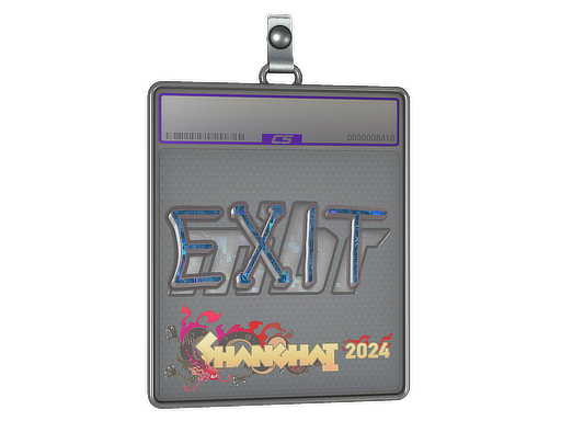 Item Sticker Slab | exit (Glitter) | Shanghai 2024