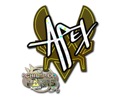 Item Sticker | apEX (Glitter, Champion) | Paris 2023