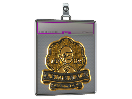 Item Sticker Slab | Hidden Hero (Foil)