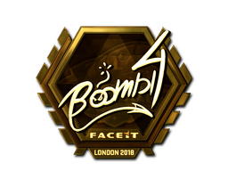 Item Sticker | Boombl4 (Gold) | London 2018