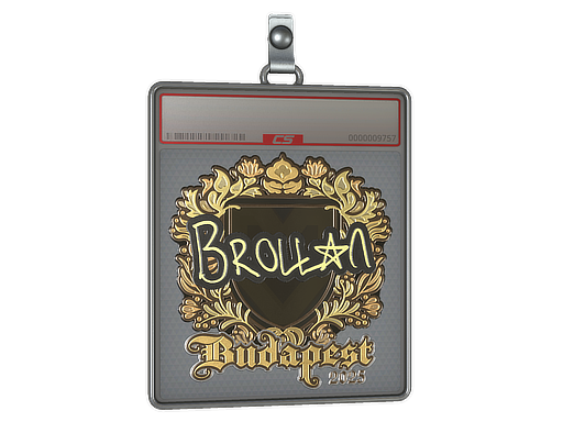 Item Sticker Slab | Brollan (Gold) | Budapest 2025