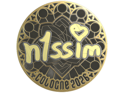 Item Sticker | n1ssim (Gold) | Cologne 2026