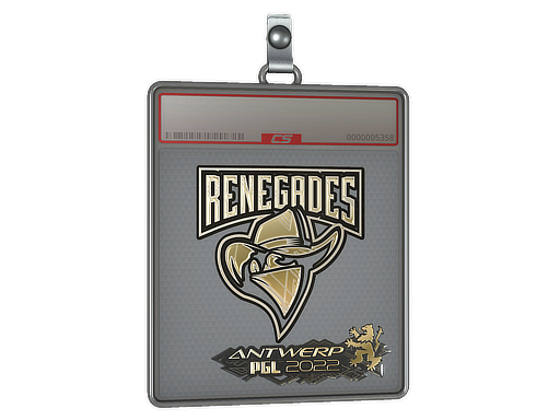 Item Sticker Slab | Renegades (Gold) | Antwerp 2022