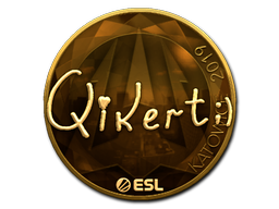 Item Sticker | qikert (Gold) | Katowice 2019