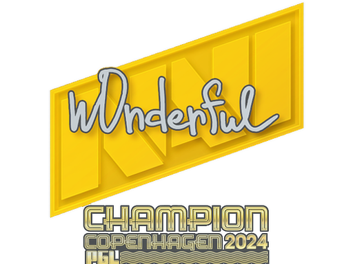 Item Sticker | w0nderful (Champion) | Copenhagen 2024