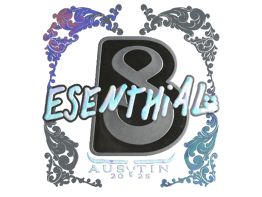 Item Sticker | esenthial (Holo) | Austin 2025