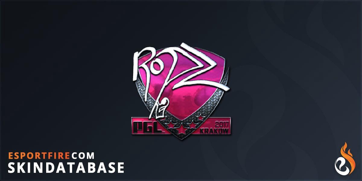 Sticker | ropz (Foil) | Krakow 2017 - EsportFire.com