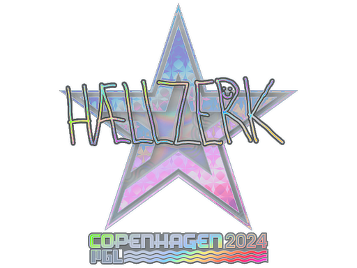 Item Sticker | hallzerk (Holo) | Copenhagen 2024