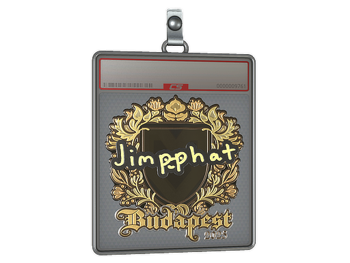 Item Sticker Slab | Jimpphat (Gold) | Budapest 2025