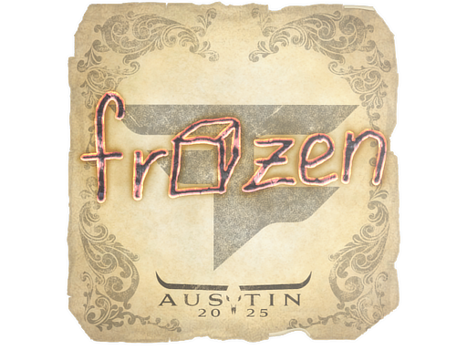Item Sticker | frozen | Austin 2025