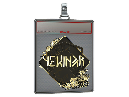 Item Sticker Slab | YEKINDAR (Gold) | Rio 2022