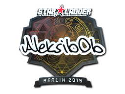 Item Sticker | Aleksib (Foil) | Berlin 2019