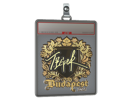 Item Sticker Slab | Tiger (Gold) | Budapest 2025