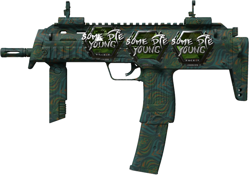 Item MP7 | Teal Blossom