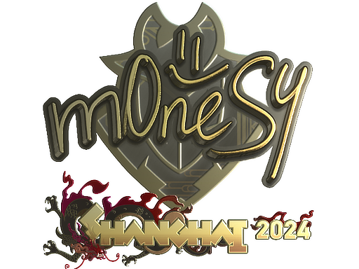 Item Sticker | m0NESY (Gold) | Shanghai 2024