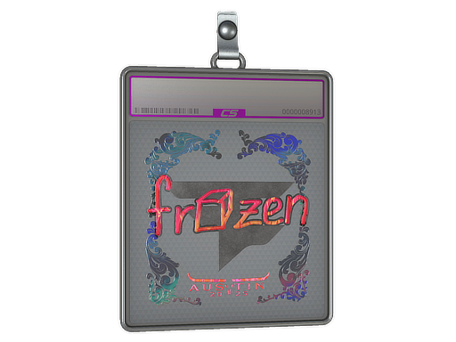 Item Sticker Slab | frozen (Holo) | Austin 2025